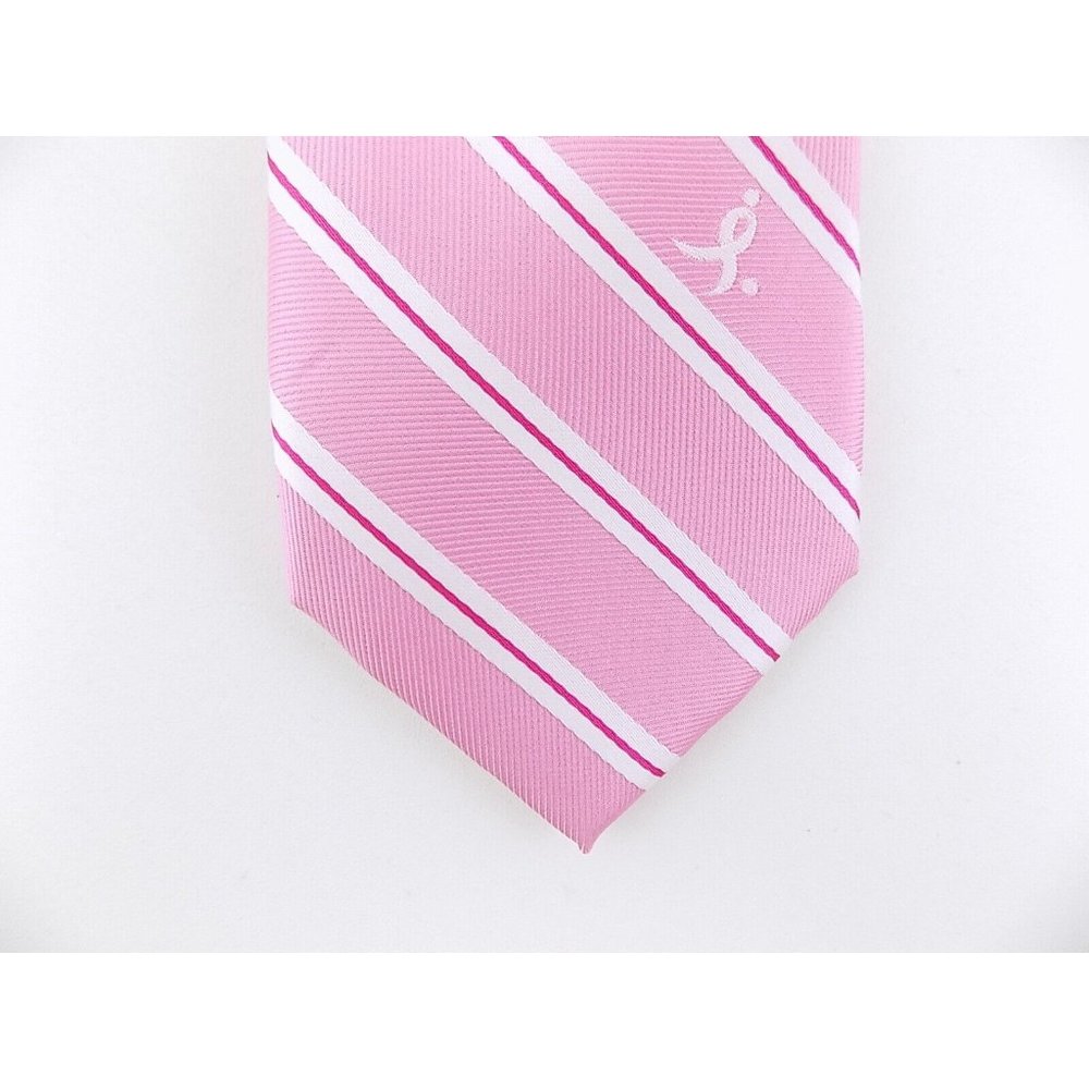 SUSAN G. KOMEN MEN Pink Plaids & Checks Skinny WIDTH 3.25" NECK TIE